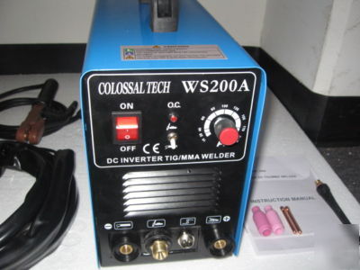 200 amp dc tig and mma inverter 2 in 1 welder