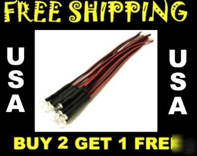 10 uv 12V pre-wired car motorcycle diy leds light usa