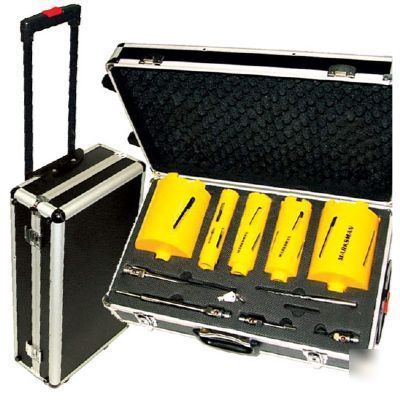 11 piece diamond core drill bit set