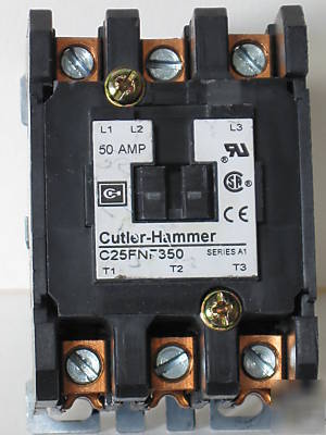 Cutler-hammer 3-pole 50AMP lighting contactor C25FNF350