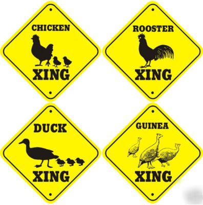Guinea crossing sign