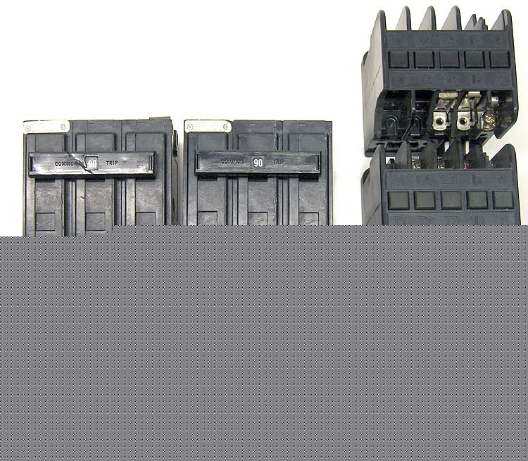 Lot 9 fuji cutler-hammer ge square-d circuit breaker