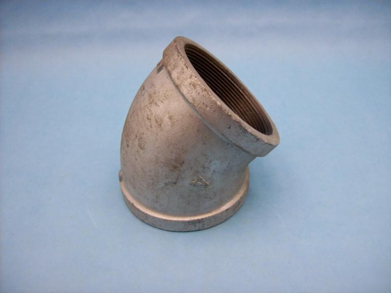 Matco-norca 45 deg elbow galvanized malleable ZMGL4511 