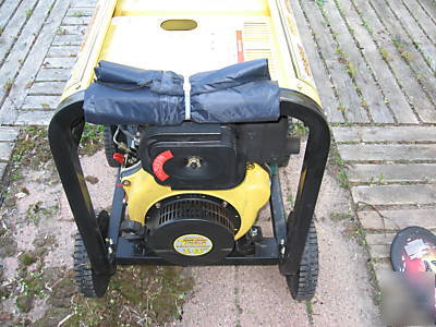 New 6000 watt diesel generator electric start, wheels