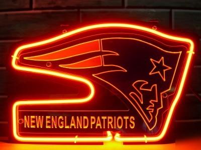 New nfl england patriots beer bar neon light sign 317