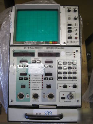 Pm network analyzer 1038 N10 D14A display