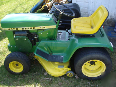 Rebuilt john deere 112 mower