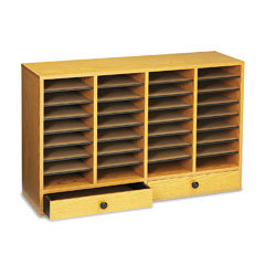 Safco wood literature organizer