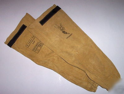 Welding sleeves leather superior golden brown 21
