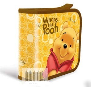 Winnie the pooh 40PCS cd dvd storage bag case wallet 