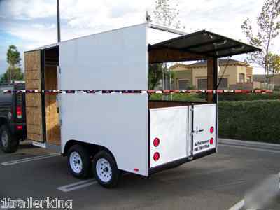 2010 enclosed event vendor catering concession trailer