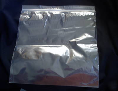 100 10X13 ziplock bags plastic zip lock bags 2 mil