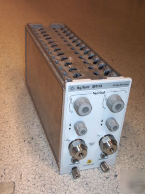 Agilent 86112A 20GHZ dual electrical module - used