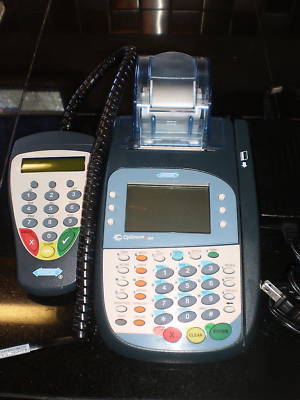 Hypercom optimum T4100 credit card terminal & S9 pinpad