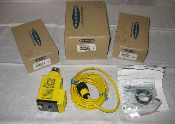 New banner Q45UR series remote ultrasonic sensor kit 