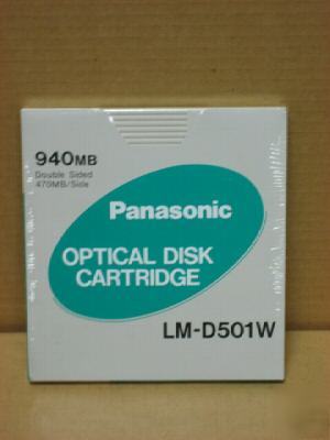 New panasonic lm-D501W 940MB worm optical disk media ~ 