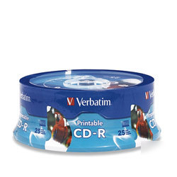 New verbatim 52X cd-r media 96189