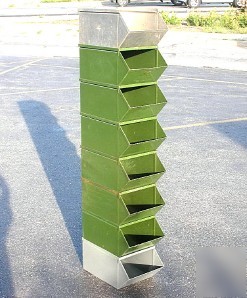 8 stack-bin no.4 stack box stacking steel storage bin