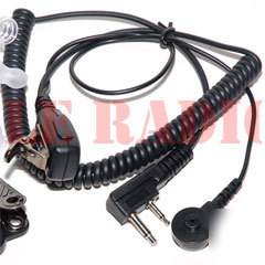 Air tube headset for icom radio ic-F3 F4 ic-F21 ic-F11