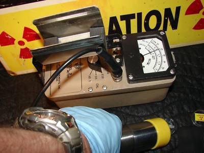 Ludlum 3 geiger counter radiation detector