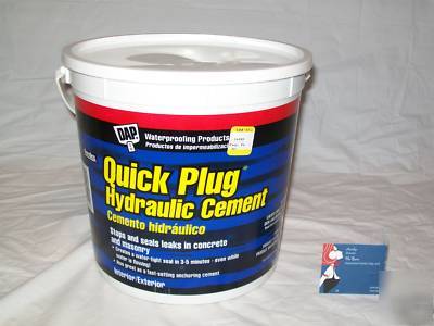 New 10LB quick plug hydralic cement by dap/bondex 