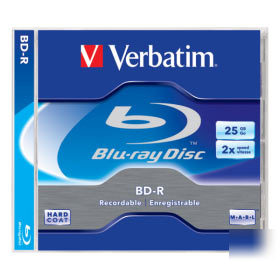 New verbatim bd-r 2X blu-ray 25GB jewel case