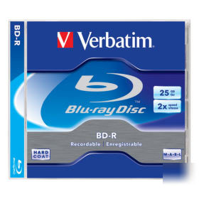 New verbatim bd-r 2X blu-ray 25GB jewel case