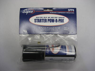 Supco SPP6 pow-r-pak ss relay & hard start capacitor