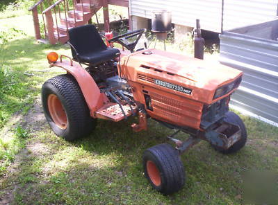 1985 kubota hst-e compact tractor hydrostatic 