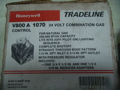 2 honeywell tradeline combination gas controls free shp