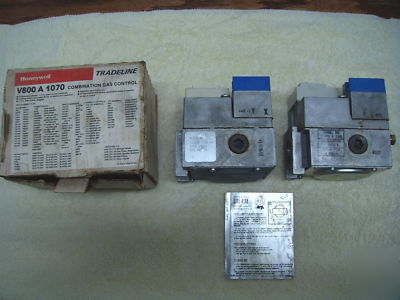 2 honeywell tradeline combination gas controls free shp