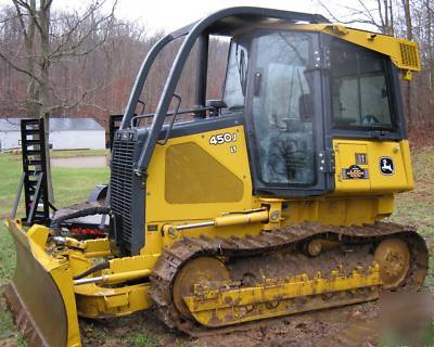 2006 john deere 450J dozer 450 full cab 300 hours 