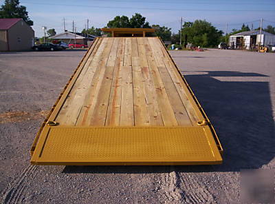 New heavy duty tilt equipment trailer, 21,000 gvwr 