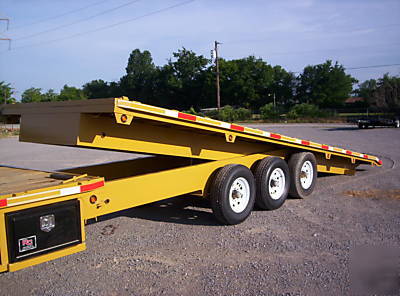 New heavy duty tilt equipment trailer, 21,000 gvwr 