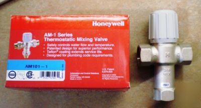 New honeywell am-1 thermostatic mixing valve 3/4