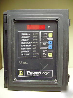 Square d powerlogic circuit monitor class 3020 3090