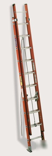 Werner D6240-2 40' fiberglass extension ladder