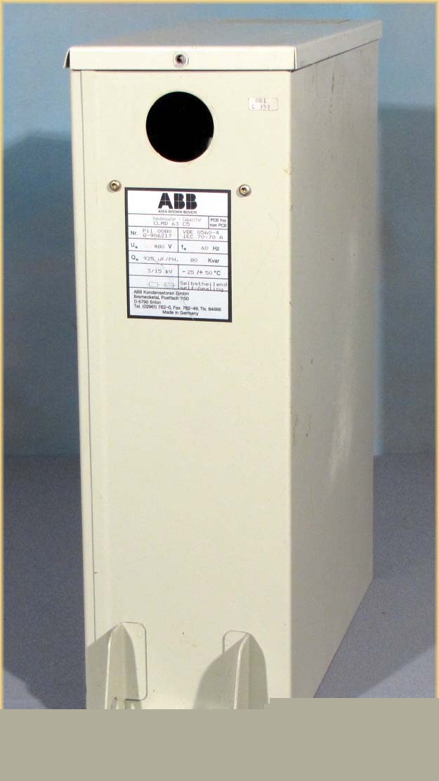 * abb 80 kvar 480V 80HZ capacitor model clmd/63/C5