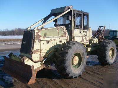 1996 franklin 560 cable skidder with chains in ohio 