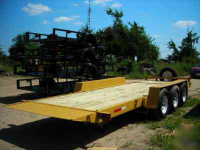 2010 18 + 4 tilt bed heavy duty 21 k trailer we ship