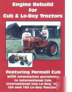 Farmall cub, international lo-boy tractor rebuild dvd