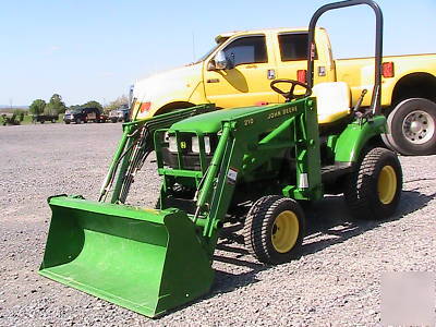 John deere 2210 hst tractor j 210 loader 4X4 diesel 197