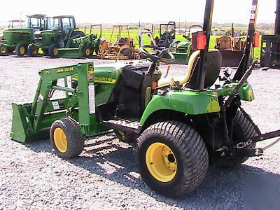 John deere 2210 hst tractor j 210 loader 4X4 diesel 197