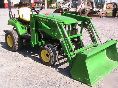 John deere 2210 hst tractor j 210 loader 4X4 diesel 197