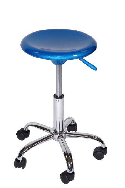 Martin artisan desk height adjustable lift stool blue