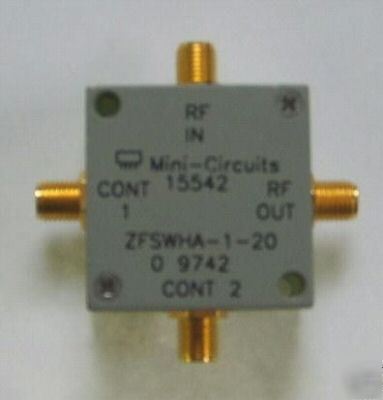 Mini-circuits zfswha-1-20 dc to 2000MHZ rf switch