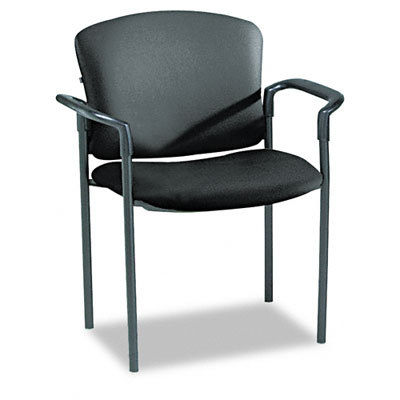 Pagoda 4070 sers stackg arm chairs black vinyl 2/carton