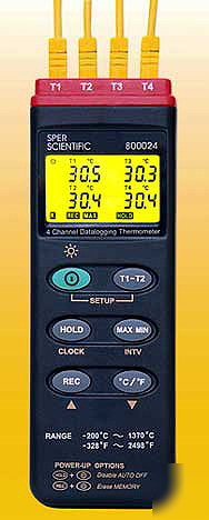 Sper scientific 4 channel datalogging thermometer