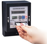 Ampy 100A single phase disposable card meter kw / h