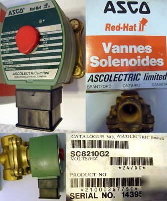 Asco SC8210G2 24VDC valve hydraulic - pneumatic - water